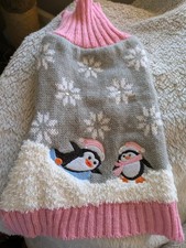 PRELOVED KNITTED DOG JUMPER -