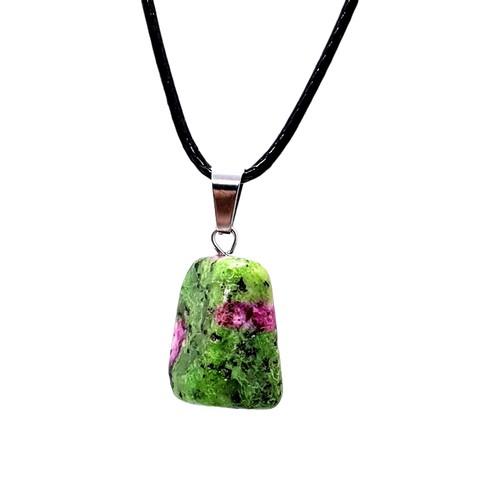Ruby zoisite pendant anyolite - ruby,
