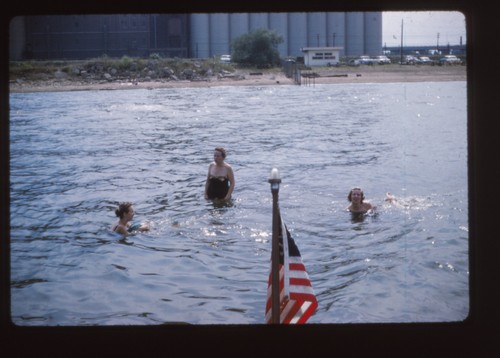 Vintage photo film slide - photo, 1958
