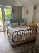 Urban Outfitters Rattan Cane Double Bed