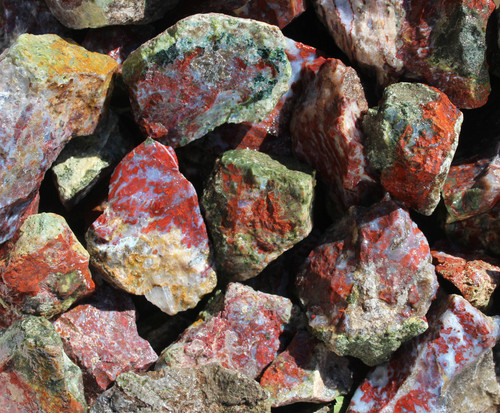 Red lightning agate 3 - agate, 2.5-3.5"