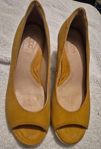 Ecco mustard yellow suede - ecco,