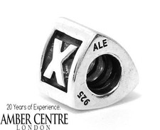 Genuine Pandora Silver 925 ALE Charm - Letter X - 790323X - RRP£30!!! 