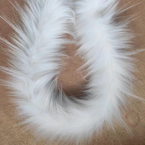 Faux raccoon fur - 1m, strips