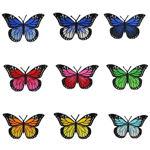 Butterfly logo iron sew - butterfly,