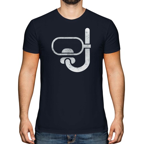 Diving distressed print mens - diving,