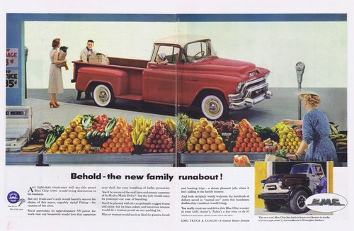 1955 gmc pickup truck with - 1955,