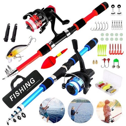 Fishing pole and - pole, reel