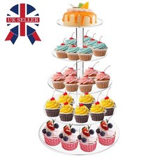 5 Tiers Acrylic Round Cupcake