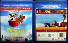 A Monster in Paris (Blu-ray 3D / Blu-ray / DVD) 2012, Entertainment One - VGC