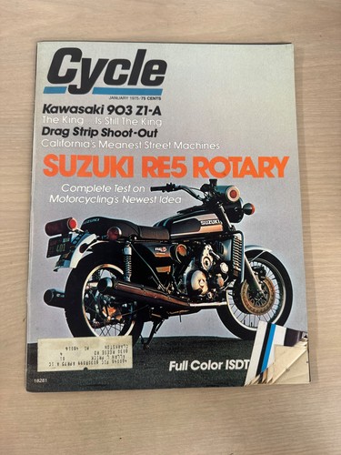 Cycle magazine january 1975 - cycle,