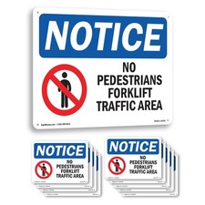 No Pedestrians Forklift