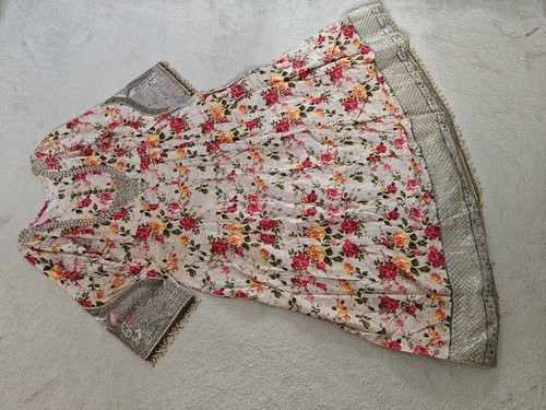 Floral anarkali dress with - floral,