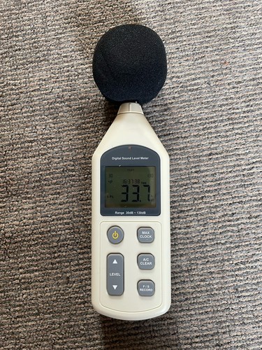 Digital sound level meter - sound,