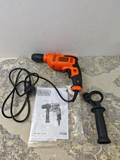 BLACK+DECKER Hammer Drill, 13mm Keyed Chuck, 13mm Drilling Capacity for Masonary