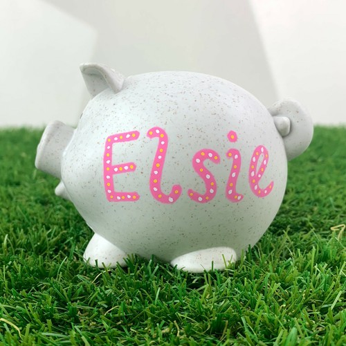 Personalised piggy bank money - piggy,