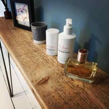 Console Table - Reclaimed scaffold - Hallway - Industrial - Hairpin Legs