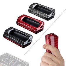 For Toyota Alphard RAV4 Hilux Carbon Fiber Car Key Fob Case Auto Cover Shell