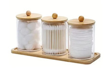 Clear Acrylic Cotton Pad Ear