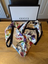 Authentic Gucci Silk Scarf
