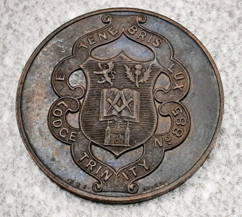 Masonic medallion token mark - medallion,