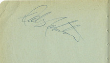 Dale Robertson Signed Cut