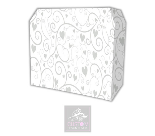 Wedding heart vines - heart, lycra