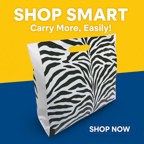 Plastic zebra print - zebra, carrier