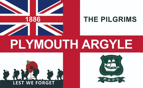 Plymouth argyle football flag - plymouth,