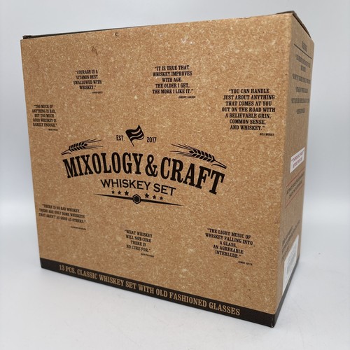 Mixology craft whiskey set - &,