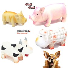 Dog Toy Latex Realistic Oink