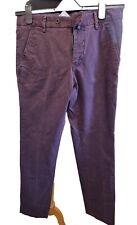 Gant Mens Plum Coloured Cotton Jeans Size UK 30, EU 46, US 30.