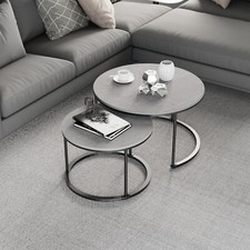 Nest of Tables, 2 Round Tea