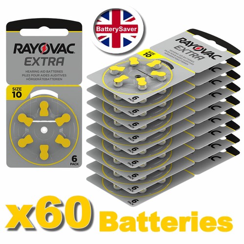 Sixty rayovac size 10 - sixty,