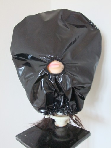 Pvc sissy punishment - pvc, mask