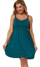 Maternity Nursing Nightgown Breastfeeding Nightdresses with Shelf Bra Size 12-14