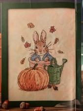 Beatrix Potter Pumpkin And Watering Can Cross Stitch Chart