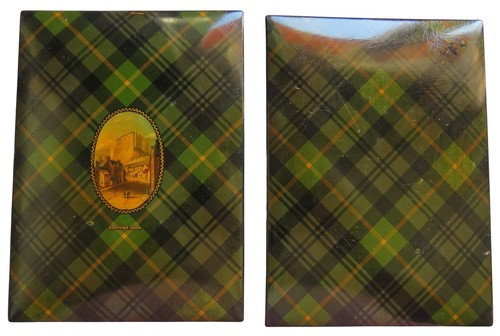 Antique mauchline tartan ware - antique,