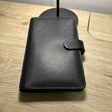 Black Filofax Saffiano