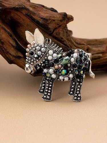Donkey womens brooch pin - brooch,