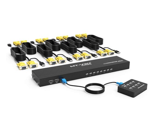 Kvm vga switch port mt - switch, 8