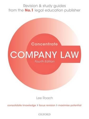 Company law concentrate - company,