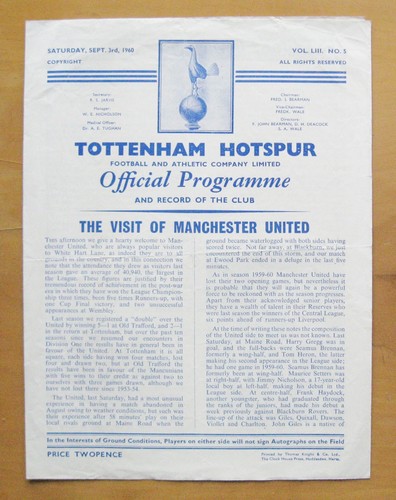 Tottenham hotspur manchester - hotspur, v
