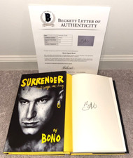 BONO SIGNED SURRENDER 40 SONGS