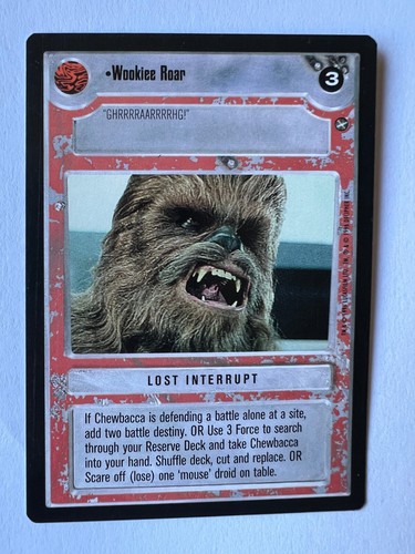 Star wars ccg wookiee roar - wookiee,