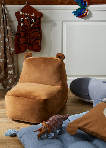 Child kids plush pouffe - h&m,