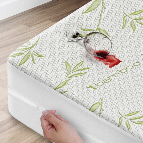 Bamboo mattress protector - bamboo,