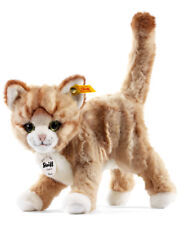Steiff 'Mizzy' Kitten Cat - soft  washable ginger tabby plush soft toy - 099342