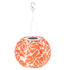 IKEA SOLVINDEN Pendant Lamp, Flower/Solar-Powered Orange, 22 cm,8 21/32 " NEW