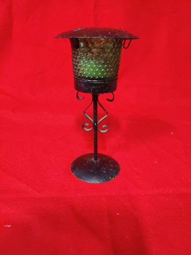 Vintage green glass black - vintage,